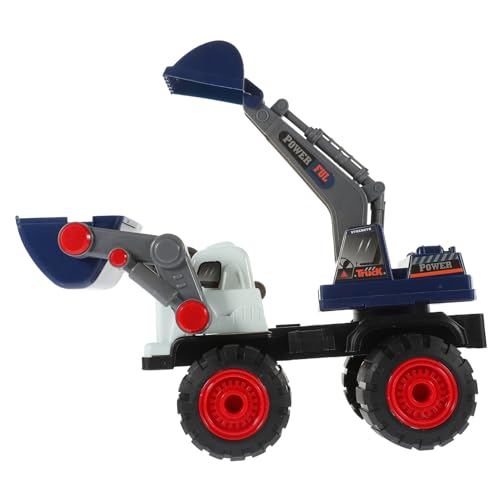 BESPORTBLE Kleiner Bagger für Kleinkinder Modell Baustellenfahrzeug Realistische Konstruktion Leicht und Sicher Fördert Kreativität und Motorische Fähigkeiten bei Jungen von BESPORTBLE