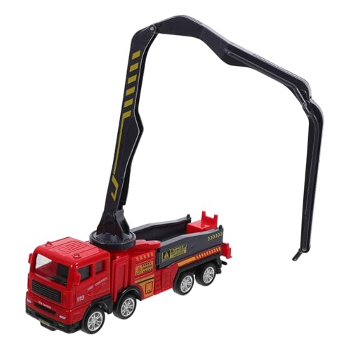 BESPORTBLE Kleiner Feuerwehrspielzeug LKW für Kleinkinder Realistisches Modell Eines Feuerwehrautos für Spiel und Kreativität Am Strand von BESPORTBLE