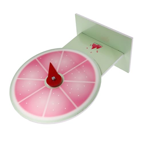 BESPORTBLE Kleines Tisch Drehspiel Wiederverwendbar Trocken Abwischbar Segmente Anpassbar für Klassenzimmer Karneval Tombola Party Roulette von BESPORTBLE