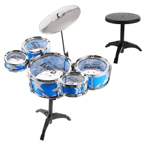 BESPORTBLE Kleinkind-musikset Mit Trommelstock Und Hocker Für Die Frühe Bildung, Realistisches Jazz-Schlagzeug, Kindermusikinstrumente Für Jungen Und Mädchen, Lustiges Und Lehrreiches BESPORTBLE Kleinkind-musikset Mit Trommelstock Und Hocker Für Die Frühe Bildung, Realistisches Jazz-Schlagzeug, Kindermusikinstrumente Für Jungen Und Mädchen, Lustiges Und Lehrreiches von BESPORTBLE