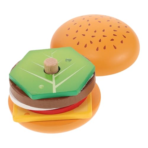 BESPORTBLE Kochspiel Holzspielzeug Für Kleinkinder Realistisches Burger Mit Zubehör Für Kreatives Rollenspiel Und Feinmotorikförderung Robustes BESPORTBLE Kochspiel Holzspielzeug Für Kleinkinder Realistisches Burger Mit Zubehör Für Kreatives Rollenspiel Und Feinmotorikförderung Robustes von BESPORTBLE