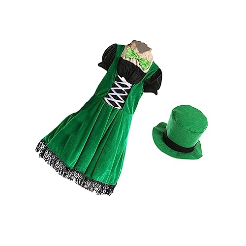 BESPORTBLE Kostüm für Mädchen Irisches Feenkostüm für Patrick's Day Kreatives Party Outfit für Cosplay und Besondere Anlässe BESPORTBLE Kostüm für Mädchen Irisches Feenkostüm für Patrick's Day Kreatives Party Outfit für Cosplay und Besondere Anlässe von BESPORTBLE