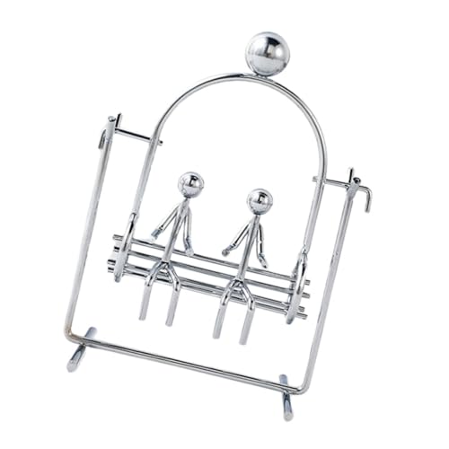 BESPORTBLE Kreatives Balance Ball Schaukelspielzeug aus Schreibtischornament für Home Office Kunsthandwerk Pädagogisches Tumbler Spielzeug Einzigartiges Design Stressfreies Lernen von BESPORTBLE