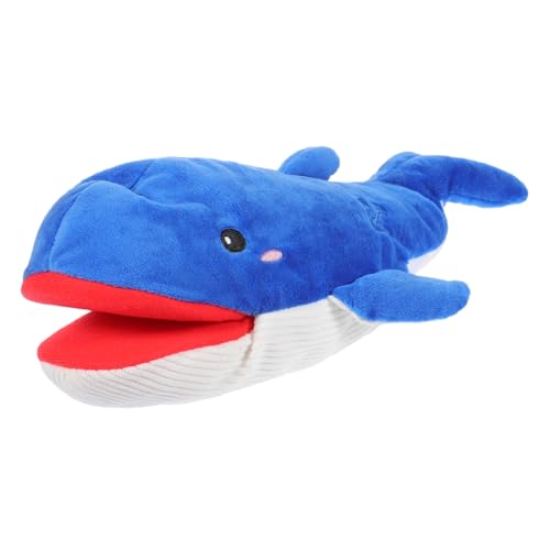 BESPORTBLE Kreative Blaue Wal Handpuppe Pädagogisches Tier Handspielzeug für Interaktives Erzählspiel Weiches Plüschtier für Vorschule und Rollenspiele BESPORTBLE Kreative Blaue Wal Handpuppe Pädagogisches Tier Handspielzeug für Interaktives Erzählspiel Weiches Plüschtier für Vorschule und Rollenspiele von BESPORTBLE