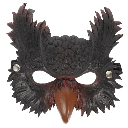 BESPORTBLE Kreative Eulenmaske Für Halloween Gruselige Tiermaske Für Karneval Kostümparty Maskerade Maske Für Unvergessliche Auftritte Verkleidungen von BESPORTBLE