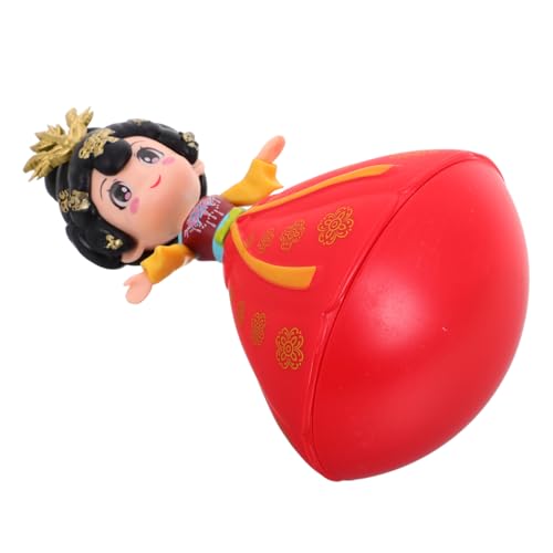 BESPORTBLE Kreative Musik Prinzessin Wackelpuppen Kunstharz für Junge Mädchen Große Farbenfrohe Figur für Bauchlage und Krabbelaktivitäten Inspirierte Handwerkskunst von BESPORTBLE