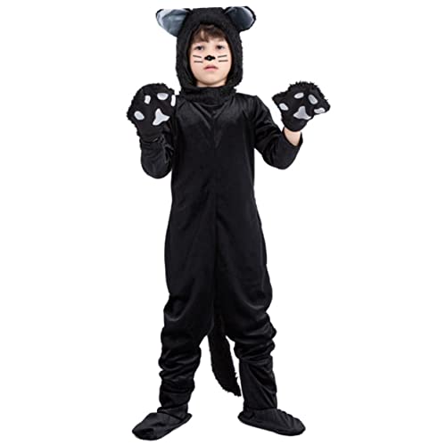 BESPORTBLE Kreatives Kinderkostüm Für Halloween Schwarze Katze Cosplay Outfit Für Jungen Xl Lustiges Katzenkostüm Für Karneval Und Partys BESPORTBLE Kreatives Kinderkostüm Für Halloween Schwarze Katze Cosplay Outfit Für Jungen Xl Lustiges Katzenkostüm Für Karneval Und Partys von BESPORTBLE