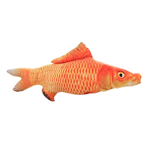BESPORTBLE Kreatives Plüschfischspielzeug Form Eines Roten Koi Fisches Große Süße Cartoon Plüschpuppe Als Dekoratives Kissen Für Sofa Und Zuhause von BESPORTBLE