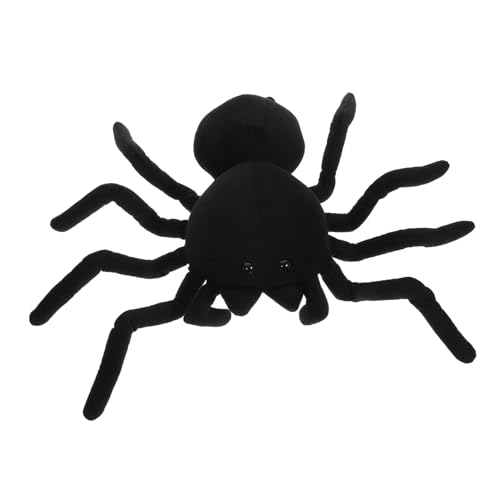 BESPORTBLE Kreatives Schwarzes Spinnen Plüschtier Kuscheliges Spinnenspielzeug Für Niedliches Spinnen Plüschpuppenspielzeug Für Halloween Dekoration von BESPORTBLE