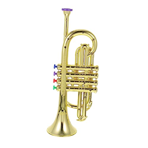 BESPORTBLE Kreatives Trompetenspielzeug für Leichtes Farbenfrohes Musikinstrument Kreativität und Musikalität Geeignet für Jungen und Mädchen für Zuhause und Kindergarten von BESPORTBLE