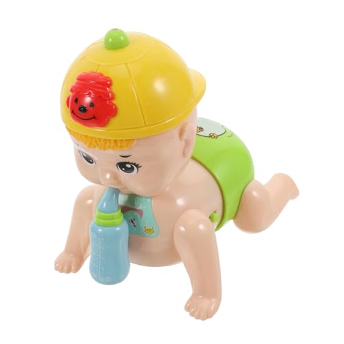 BESPORTBLE Kriechpuppe für Junge Mädchen mit Musik und Licht Langsames Krabbeln Farbenfrohes Lernspielzeug für Kleinkinder Motorische ohne Batterie Geeignet für Jungen und Mädchen BESPORTBLE Kriechpuppe für Junge Mädchen mit Musik und Licht Langsames Krabbeln Farbenfrohes Lernspielzeug für Kleinkinder Motorische ohne Batterie Geeignet für Jungen und Mädchen von BESPORTBLE