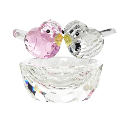 BESPORTBLE Kristall Vogel Nest Figur für Ostern Elegantes Deko Ornament für Tisch oder Desktop als für Wohnzimmer Büro oder Garten BESPORTBLE Kristall Vogel Nest Figur für Ostern Elegantes Deko Ornament für Tisch oder Desktop als für Wohnzimmer Büro oder Garten von BESPORTBLE