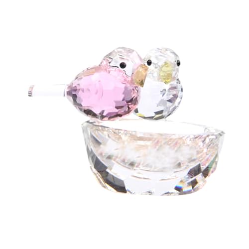 BESPORTBLE Kristallvogel Nest Ornament Handgefertigte Vogelhaus Dekoration für Ostern Exquisite Tischdeko mit Kleinen Vögeln für Wohnzimmer Schlafzimmer und Einzigartiges BESPORTBLE Kristallvogel Nest Ornament Handgefertigte Vogelhaus Dekoration für Ostern Exquisite Tischdeko mit Kleinen Vögeln für Wohnzimmer Schlafzimmer und Einzigartiges von BESPORTBLE