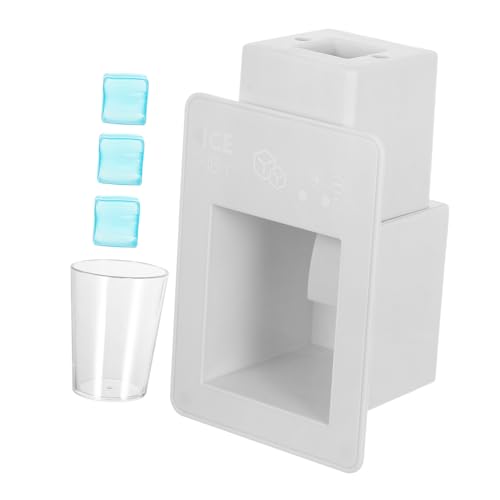 BESPORTBLE Küchen Mini Eiswürfelmaschine Modell mit Realistischem Eiswürfel Spiel Kindgerechte Bedienung Fördert Selbstständigkeit und Familieninteraktion von BESPORTBLE