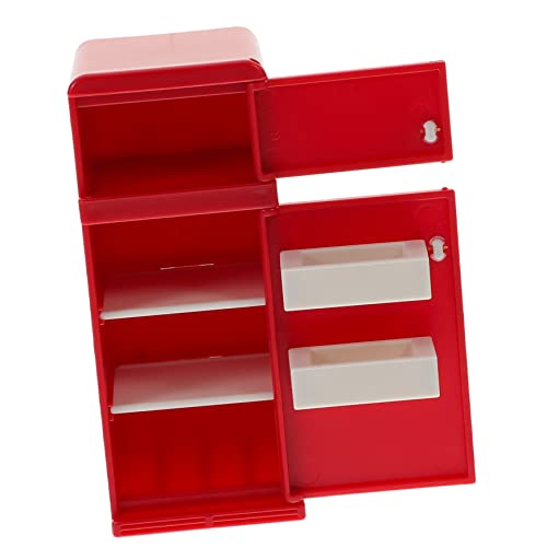BESPORTBLE Kühlschrank für Puppenhaus Exquisites Küchenzubehör für Detailgetreues Modell für Rollenspiele und Kreative Szenen Perfektes für Geburtstage BESPORTBLE Kühlschrank für Puppenhaus Exquisites Küchenzubehör für Detailgetreues Modell für Rollenspiele und Kreative Szenen Perfektes für Geburtstage von BESPORTBLE
