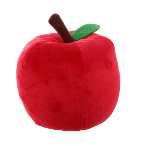 BESPORTBLE Künstliche Apfel Frucht Dekoration aus Plüsch Realistische Fake Früchte für Küche und Kinderzimmer Lernspielzeug zur Kognitiven Entwicklung Sicher und Langlebig von BESPORTBLE