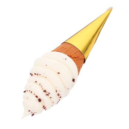 BESPORTBLE Künstliche Eistüte PVC Simulation Eiscreme Requisite Deko Modell Fotografie Requisit Ladendekoration Weiß BESPORTBLE Künstliche Eistüte PVC Simulation Eiscreme Requisite Deko Modell Fotografie Requisit Ladendekoration Weiß von BESPORTBLE