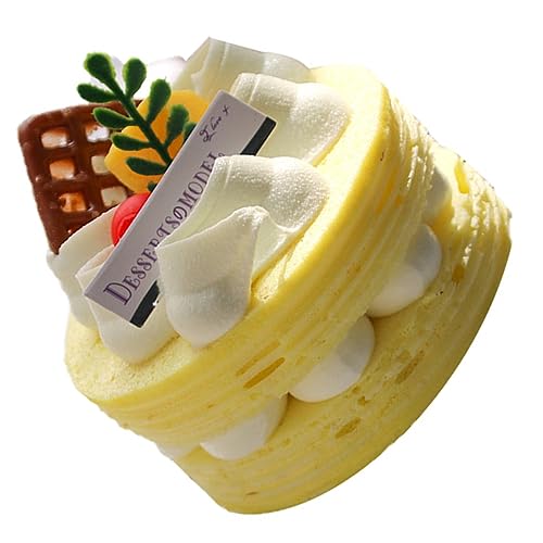 BESPORTBLE Künstlicher Kuchen Modell Realistisches Dekorationsstück für Bäckereien Hochzeiten und Fotografie Hochwertige Nachbildung für Präsentationszwecke BESPORTBLE Künstlicher Kuchen Modell Realistisches Dekorationsstück für Bäckereien Hochzeiten und Fotografie Hochwertige Nachbildung für Präsentationszwecke von BESPORTBLE