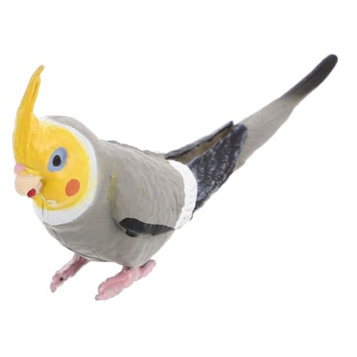 BESPORTBLE Künstliches Papageienmodell Realistische Nymphensittich Vogelfigur Aus Hochwertigem Material Dekoratives Ornament Für Garten Und Innenbereich Tolle Gartendekoration von BESPORTBLE