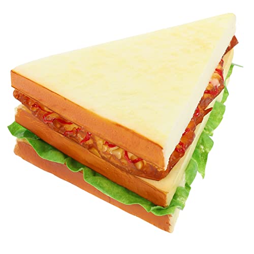 BESPORTBLE Künstliches Sandwich Modell aus PU Material für Fotografie Dekoration und Spielküche Realistisches Brot Lebensmittelmodell für Supermarkt Kindergarten und Restaurant BESPORTBLE Künstliches Sandwich Modell aus PU Material für Fotografie Dekoration und Spielküche Realistisches Brot Lebensmittelmodell für Supermarkt Kindergarten und Restaurant von BESPORTBLE