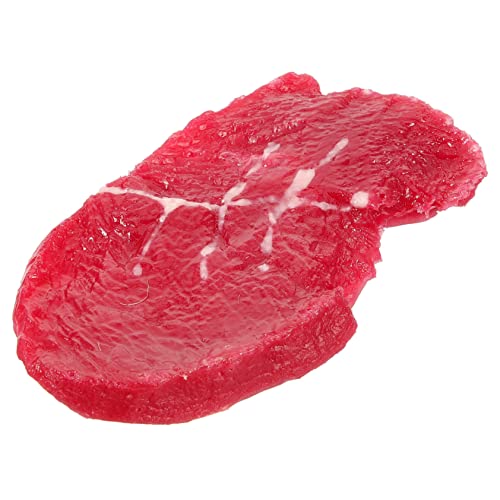 BESPORTBLE Künstliches Steak Realistisches Steak Modell Für Restaurant Und Fotografie Dekorative Steakscheibe Für Displays Hochwertige von BESPORTBLE