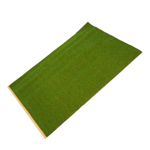 BESPORTBLE Kunstrasenmatte für Balkon Indoor und Outdoor für DIY Projekte Landschaftsmodelle Sandtisch und Miniaturdekoration aus Langlebigem Plastik von BESPORTBLE