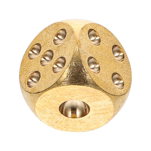BESPORTBLE Kupfer Würfelprop Massiver Handwerks Für Gesellschaftsspiele Und Familienspiele Goldfarben Entspannte Spielabende Und Partys BESPORTBLE Kupfer Würfelprop Massiver Handwerks Für Gesellschaftsspiele Und Familienspiele Goldfarben Entspannte Spielabende Und Partys von BESPORTBLE