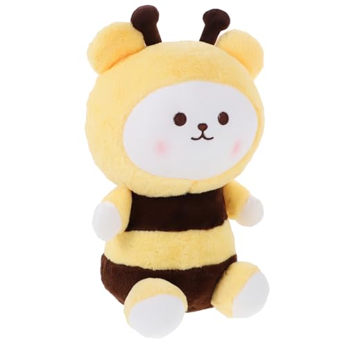 BESPORTBLE Kuschelige Biene Plüschfigur Süßes Stofftier Für Ausgestopftes Bienenspielzeug Kleine von BESPORTBLE