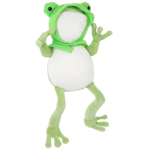 BESPORTBLE Kuschelige Frosch Plüschpuppe Süßes Stofftier Mitbringsel Für Weiches Plüschtier Für Spaß von BESPORTBLE