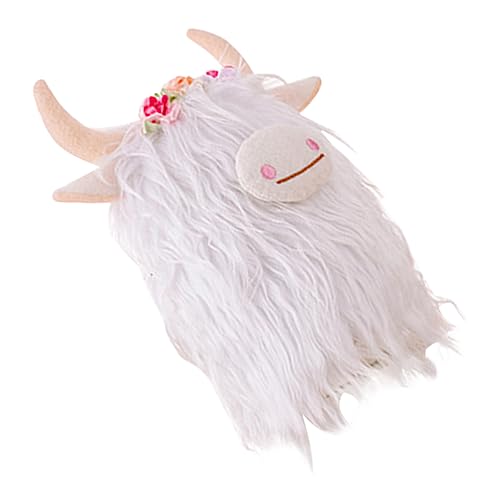 BESPORTBLE Kuschelige Highland Cow Plüschfigur Realistische Stoffkuh Für Perfektes Für Fans Und Flauschig von BESPORTBLE