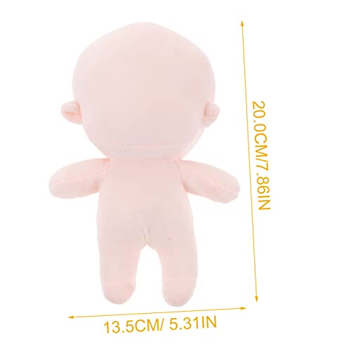 BESPORTBLE Kuschelige Niedliche Blanko Plüschpuppe zum Anziehen Verschleißfestes DIY Puppenmodell für Leicht Handlich Wiederverwendbar für Basteln von BESPORTBLE