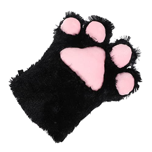 BESPORTBLE Kuschelige Plüsch Katzenklauenhandschuhe Für Warm Und Weich Für Cosplay Und Bühnenauftritte Einzelhandschuh Perfekte Leistungshilfe Für Kleine Fans von BESPORTBLE