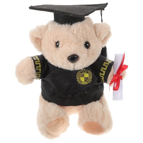 BESPORTBLE Kuscheliger Abschluss Plüschbär mit Doktorhut Großes Stofftier für zur Graduation Süße Deko für Feiern und Valentinstag BESPORTBLE Kuscheliger Abschluss Plüschbär mit Doktorhut Großes Stofftier für zur Graduation Süße Deko für Feiern und Valentinstag von BESPORTBLE