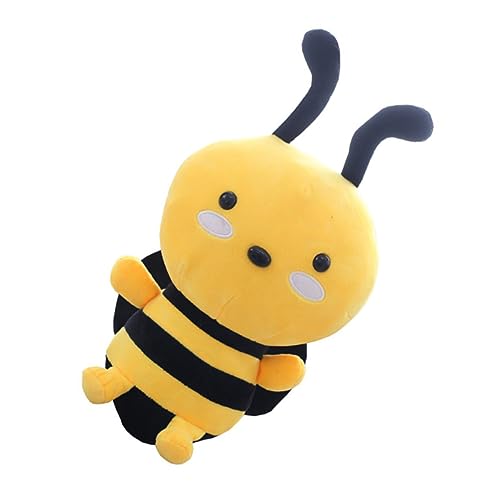 BESPORTBLE Kuscheliges Bienen Plüschtier Weiches Schadstofffreies Stofftier als Dekoratives Kissen Umweltfreundliches Kuscheltier für Babyzimmer und Verarbeitet und Spielerisch Fördernd von BESPORTBLE