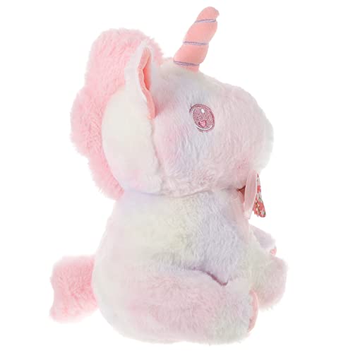 BESPORTBLE Kuscheliges Einhorn Plüschspielzeug Süßes Ausgestopftes Einhorn Für Weiches Einhorn Kuscheltier Traumhaftes Plüschtier Für Jungen Perfektes Für Kleine von BESPORTBLE