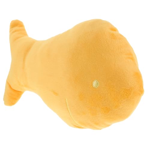 BESPORTBLE Kuscheltier Dino Chicken Nuggets Plüschtier Fischspielzeug Weiches Ausgestopftes Tier Für Erwachsene Niedliches Dekokissen Für Sofa Und Schlafzimmer Perfektes von BESPORTBLE