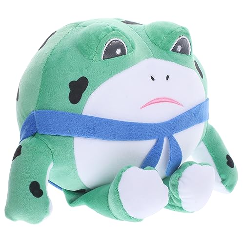 BESPORTBLE Kuscheltier Frosch Plüschfigur für Weiches und Farbenfrohes Stofftier und Dekoration für Zuhause Geeignet für Spiel und Lernen von BESPORTBLE