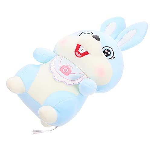 BESPORTBLE Kuscheltier Hase Plüschspielzeug Niedlicher Cartoon Rabbit Doll für Dekoratives Plüschtier Blau Perfektes für Mädchen und Jungen Bringt Freude Zuhause von BESPORTBLE