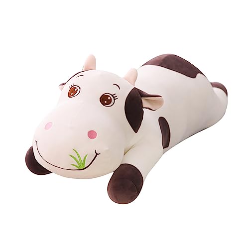 BESPORTBLE Kuscheltier Kuh Plüschspielzeug Süßes Sofa Dekorationskissen Weiches Und Flauschiges Plüschkissen Für Schlafkissen Farbe von BESPORTBLE