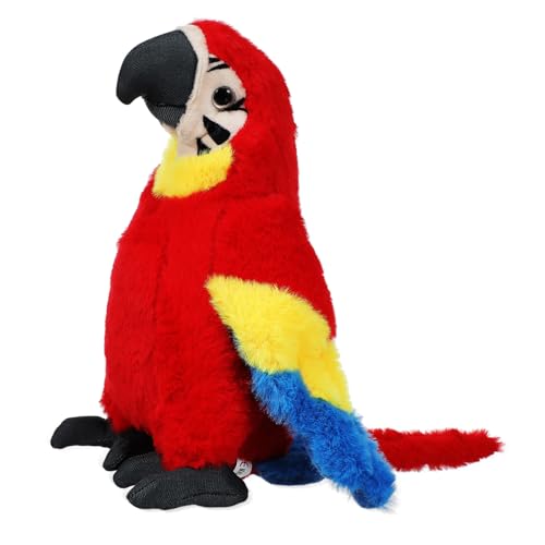 BESPORTBLE Kuscheltier Papagei Realistisches Plüschspielzeug für Roter Ara Weiches und Langlebiges Material Deko für Papageienliebhaber BESPORTBLE Kuscheltier Papagei Realistisches Plüschspielzeug für Roter Ara Weiches und Langlebiges Material Deko für Papageienliebhaber von BESPORTBLE