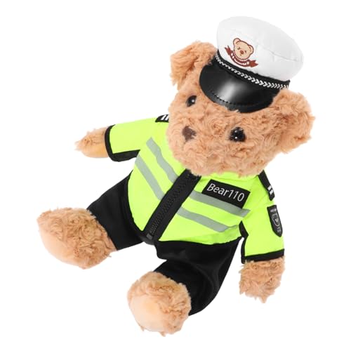BESPORTBLE Kuscheltier Polizeibär Weiches Plüschtier aus Plüsch und Süßes für Jungen und Mädchen Langlebiges Kinderspielzeug für Endlosen Spaß BESPORTBLE Kuscheltier Polizeibär Weiches Plüschtier aus Plüsch und Süßes für Jungen und Mädchen Langlebiges Kinderspielzeug für Endlosen Spaß von BESPORTBLE