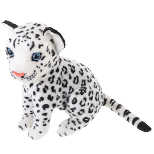 BESPORTBLE Kuscheltier Schneeleopard Plüsch Tierfigur Niedliches Ausgestopftes Tier Stoffpuppe Für Süßes von BESPORTBLE