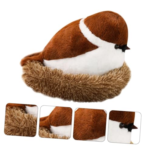 BESPORTBLE Kuscheltier Spatz Plüschsperling Weiches Für Liebevolle Dekoration Und Fantasiespielzeug Fördert Kreativität von BESPORTBLE