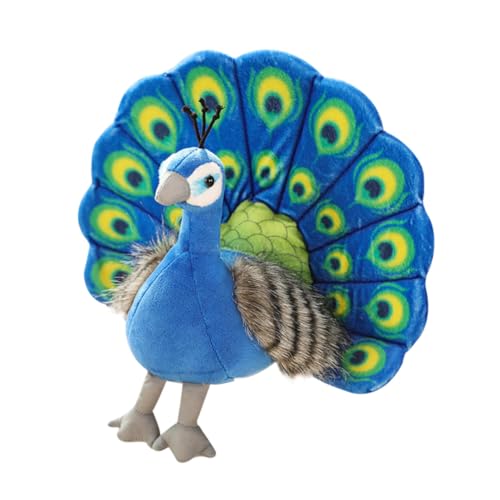 BESPORTBLE Kuschelweiche Pfauen Plüschfigur Realistisches Peafowl Für Süße Pfauenpuppe Für Sofa von BESPORTBLE