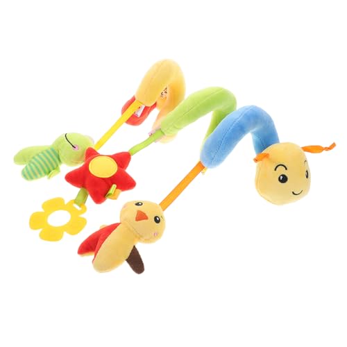 BESPORTBLE Kuschelweiches Spiralförmiges Hängespielzeug für Neugeborene Sensorisches Entwicklungszubehör für Kinderwagen und Krippe mit Beruhigenden Tags BESPORTBLE Kuschelweiches Spiralförmiges Hängespielzeug für Neugeborene Sensorisches Entwicklungszubehör für Kinderwagen und Krippe mit Beruhigenden Tags von BESPORTBLE