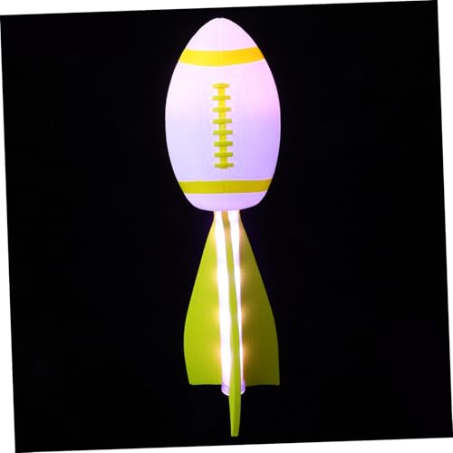 BESPORTBLE LED Leuchtender Football für Leichtes Sicheres Outdoor-sportspielzeug Robustes Kunststoff-Material Einfach zu Werfen für Garten Strand Camping und Freizeitaktivitäten von BESPORTBLE