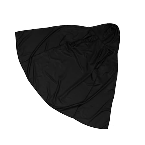 BESPORTBLE Langer Schwarzer Kapuzenumhang Unisex Halloween Cosplay Kostüm Umhang für Erwachsene mit Hochwertiger Verarbeitung und Langlebigem Material für Partys und Rollenspiele von BESPORTBLE