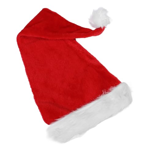 BESPORTBLE Langer Weihnachtsmannhut für Weihnachtsmütze aus Weichem für Kostümpartys Besondere Anlässe und Festliche Outfits Bequeme Passform und Auffälliges Design von BESPORTBLE