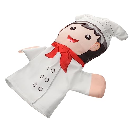 BESPORTBLE Lebensechte Handpuppe Kochfigur Interaktives Fingerspielzeug für Geschichten und Fantasieaktivitäten von BESPORTBLE