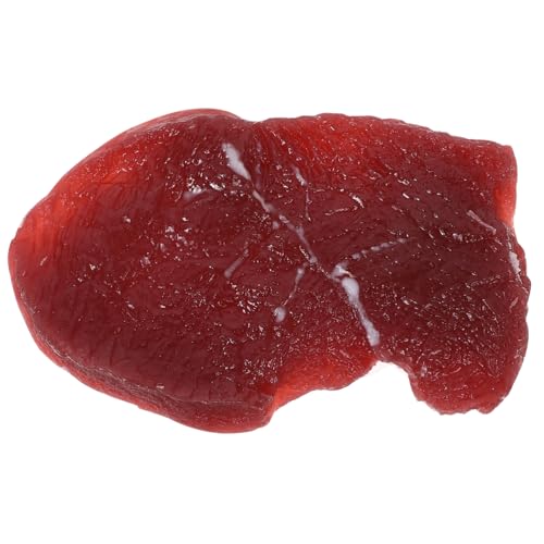 BESPORTBLE Lebensechtes Rindfleisch Modell Naturgetreue Lebensmittelattrappe für Küchen und Restaurant Dekoration aus Sicherem für Requisiten und Fotografie BESPORTBLE Lebensechtes Rindfleisch Modell Naturgetreue Lebensmittelattrappe für Küchen und Restaurant Dekoration aus Sicherem für Requisiten und Fotografie von BESPORTBLE